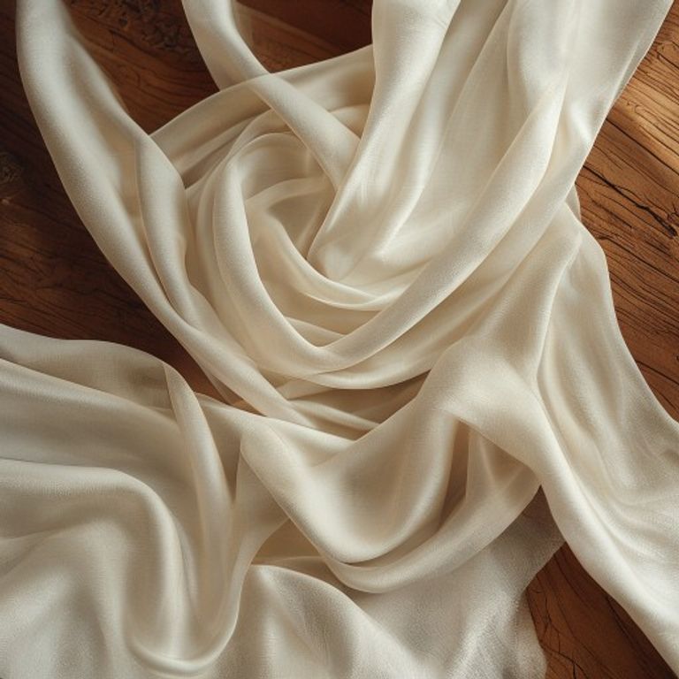 Pure Silk in natural undyed · Ridh Fabric Studio