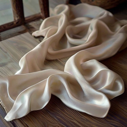 Pure Silk in rani · Ridh Fabric Studio