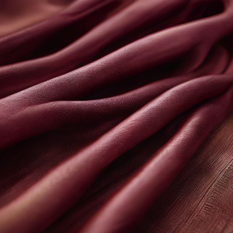 Pure Silk in rich maroon · Ridh Fabric Studio