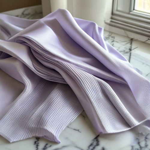 Pure Silk in soft lavender · Ridh Fabric Studio