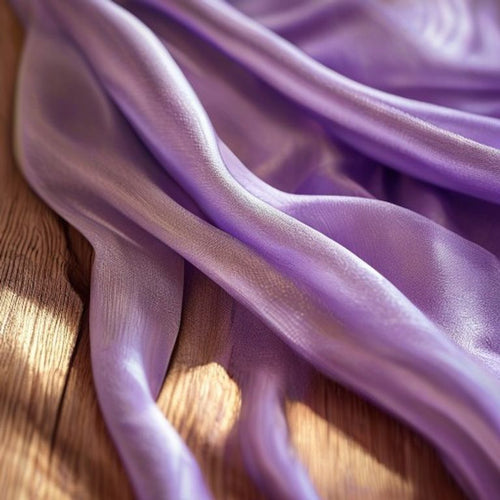 Pure Silk in soft lavender · Ridh Fabric Studio