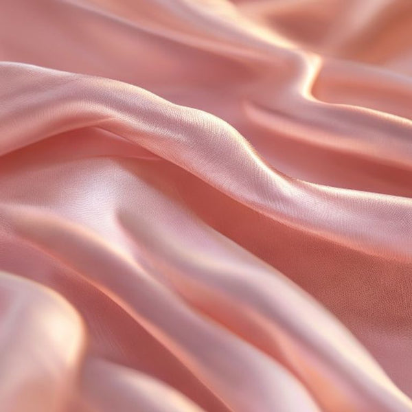 Pure Silk in soft pink · Ridh Fabric Studio
