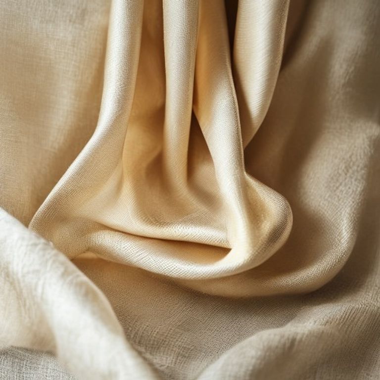 Pure Silk in warm beige · Ridh Fabric Studio