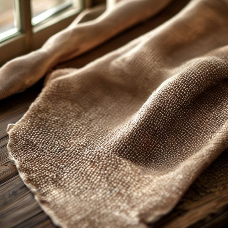 Silk Tissue in coffee · Ridh Fabric Studio