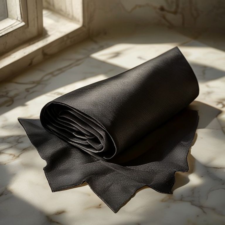 Silk Tissue in dark · Ridh Fabric Studio