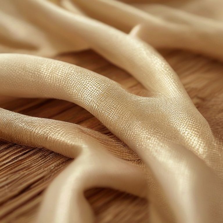 Silk Tissue in natural undyed · Ridh Fabric Studio