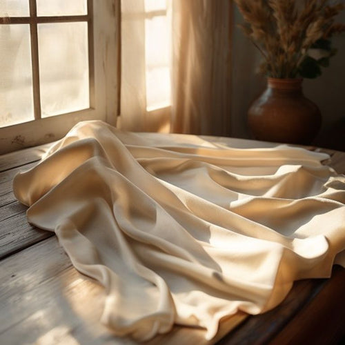 Smooth Santoon in natural undyed · Ridh Fabric Studio