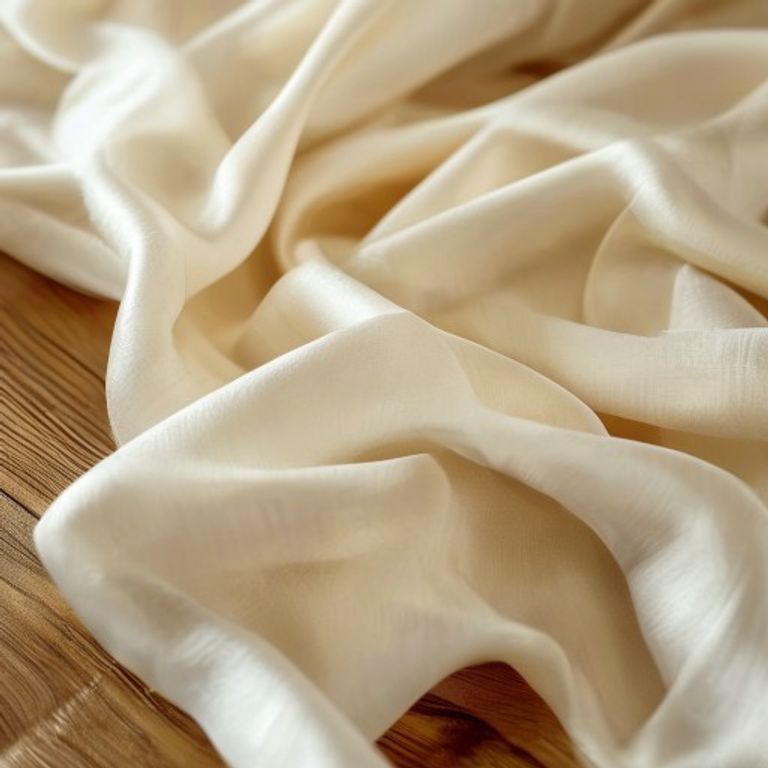 Soft Crepe in ivory white · Ridh Fabric Studio