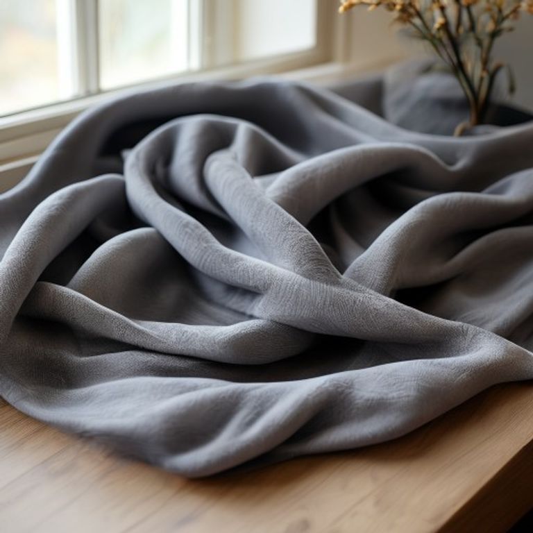 Soft Crepe in smoky grey · Ridh Fabric Studio
