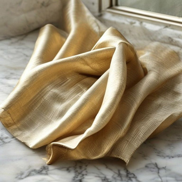 Tussar Silk in natural undyed · Ridh Fabric Studio