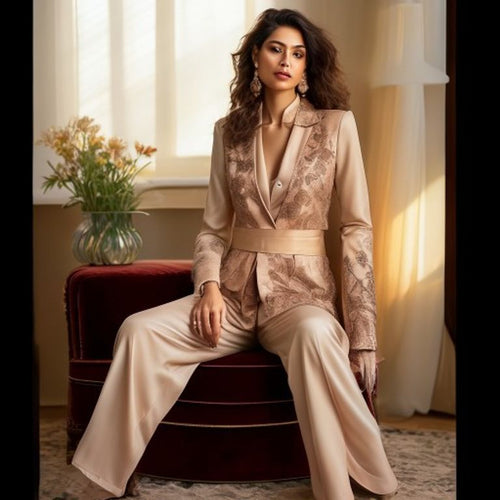 Unstitched 3-piece suit set · 54743 Fabric Suit Set · Ridh Fabric Studio