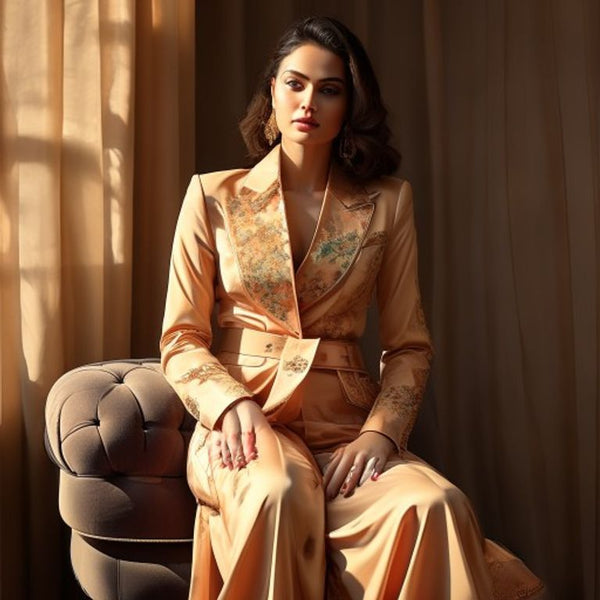 Unstitched 3-piece suit set · 86001 Fabric Suit Set · Ridh Fabric Studio