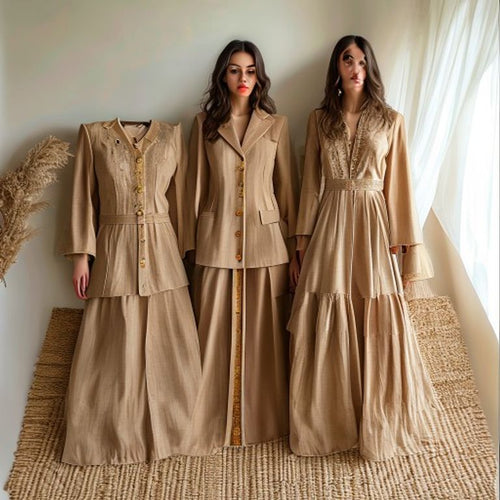 Unstitched 3-piece suit set · 54725 Fabric Suit Set · Ridh Fabric Studio