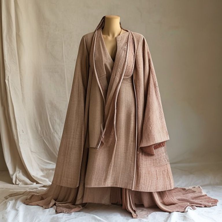 Unstitched 3-piece suit set · Fs4544 Fabric Set · Ridh Fabric Studio