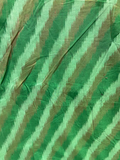 Green cotton silk fabric 9078