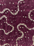 Purple velvet sequin with allover fabric 7860