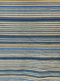 Beige blue stripes satin printed 3532