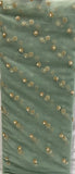 Green with sequin allover Net Embroidered fabric 5634