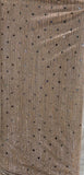 Brown with sequin allover net embroidered fabric 4123