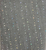 Grey with sequin allover net embroidered fabric 4133