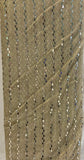 Gold with sequin allover Net Embroidered fabric 6126