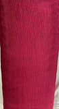 Red pleated 60" width stretchable fabric 8034