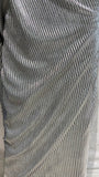 Sliver pleated crush 60" width fabric 6195