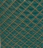 Green with sequin allover net embroidered fabric 4512