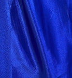 Blue imported satin 60" width fabric 1908