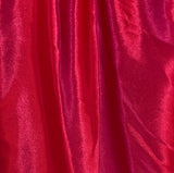 Red imported satin 60" fabric 1908