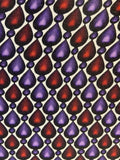 Lavender maroon geometric satin printed 3538