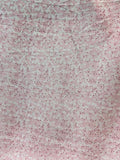 Pink abstract georgette printed fabric 4845