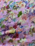 Pink floral bhagalpuri silk printed fabric 4807