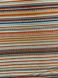 Beige orange stripes satin printed 3532